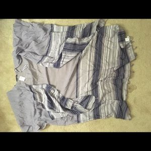 American Eagle Jacquard Midi Kimono